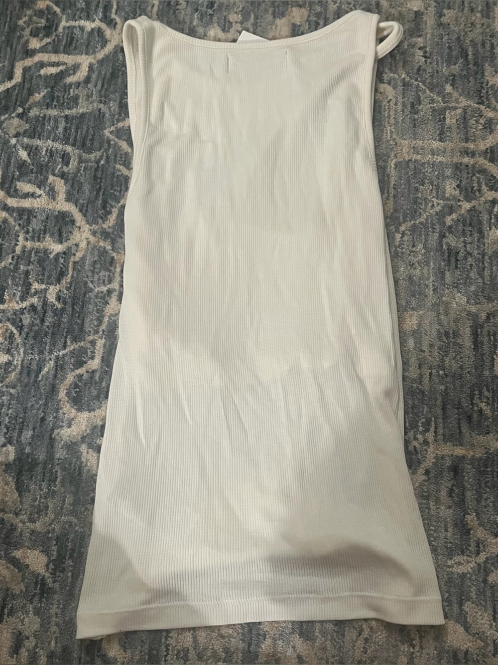 ALOHAS White Eos Top Ribbed Double-Strap Tank Top NWT Small - Picture 6 of 7